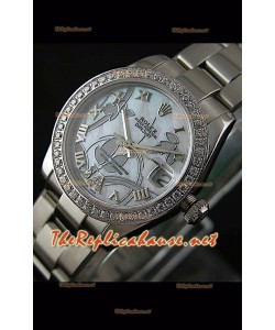 Rolex Datejust Montre Suisse Femmes avec Boîtier en Acier 31 mm