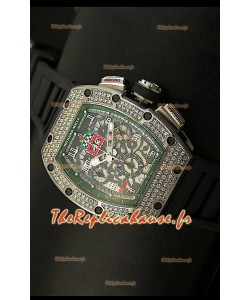 Richard Mille Edition Filippe Massa Reproduction Montre Suisse en Titane