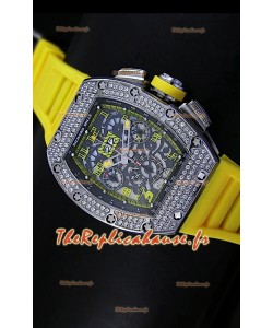 Richard Mille Edition Filippe Massa Reproduction Montre Suisse en Titane