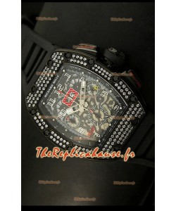 Richard Mille Edition Filippe Massa Reproduction Montre Suisse en Titane avec Boitier en PVD