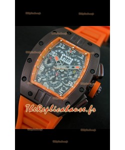 Richard Mille RM011 Filipe Massa Edition avec Revêtement PVD Reproduction Montre Suisse