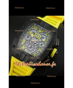 Richard Mille RM011 Filipe Massa Edition GP Texas Boitier PVD Reproduction Montre Suisse