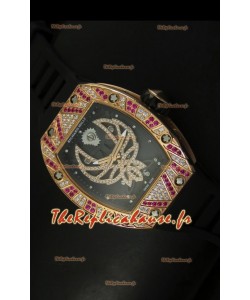 Montre suisse tourbillon Richard Mille RM051 avec boîtier or rose