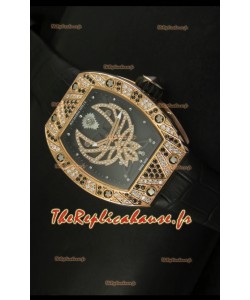 Montre suisse tourbillon Richard Mille RM051 avec boîtier or rose