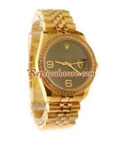 Rolex Suisse Replique Floral Motif 2011 édition Datejust Montre
