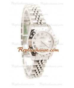 Rolex Replique Datejust Silver Femmes Montre