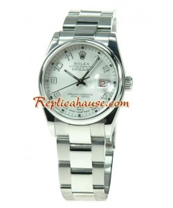 Rolex Datejust Suisse Silver Montre