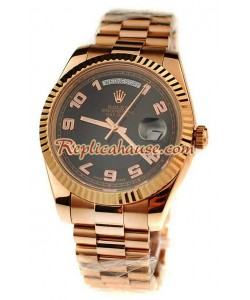 Rolex Replique Day Date Pink d' or Montre Suisse