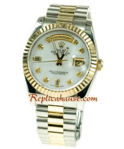 Rolex Replique Day Date Two Tone Montre Suisse