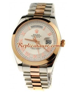 Rolex Replique Day Date Two Tone Montre Suisse