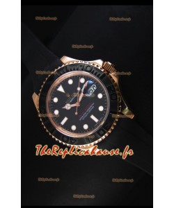 Montre suisse 40mm Rolex Yacht-Master 40 Oyster en or Evergold 