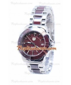 Tag Heuer Formula 1 Quartz Brown Ceramic Bezel Steel Montre