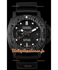 Panerai Marina Militare Carbotech montre suisse submersible de 47 mm à miroir 1:1
