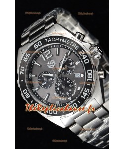 Tag Heuer Formule 1 montre suisse réplique chronographe à Quartz en cadran anthracite 