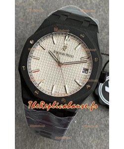 Audemars Piguet Royal Oak 15500 Réplique Suisse Revêtue PVD 3120 Mouvement Suisse - Cadran Blanc