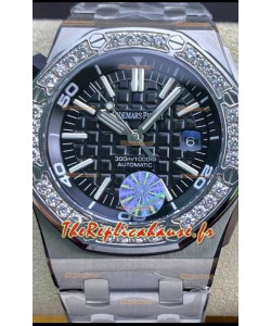 Audemars Piguet Royal Oak Offshore Diver 1:1 Miroir Réplique Suisse - Bracelet acier