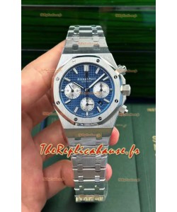 Audemars Piguet Royal Oak Chronograph Cadran bleu Bracelet acier Réplique montre suisse