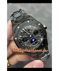 Audemars Piguet Royal Oak Super Clone Calendrier Perpétuel Céramique Noire Réplique Montre