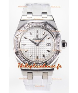 Audemars Piguet Royal Oak 33MM Acier 904L Quartz Cadran Blanc Réplique Montre Suisse