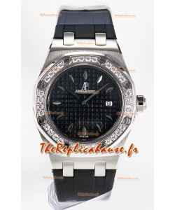 Audemars Piguet Royal Oak 33MM en acier 904L cadran noir Réplique montre Suisse