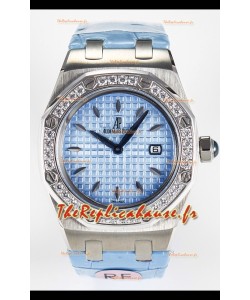 Audemars Piguet Royal Oak 33MM en acier 904L avec cadran bleu Montre Suisse Réplique