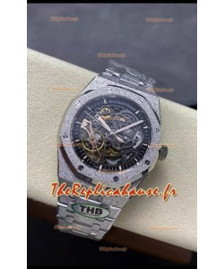 Audemars Piguet Royal Oak Double Balancier Ajouré FROSTED Edition 1:1 Réplique Montre Superclone