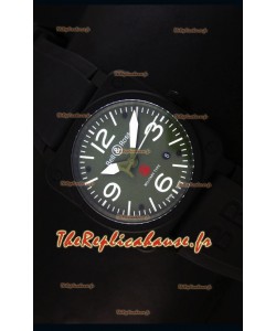 Montre Replica Suisse Bell & Ross BR03-92 avec Cadran Vert