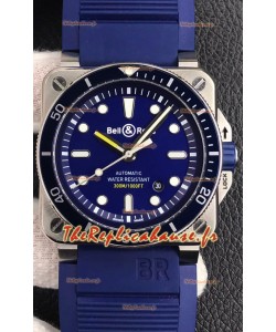 Bell & Ross BR03-92 Diver Acier Inoxydable Cadran Bleu Réplique Suisse 1:1 