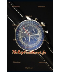 Montre Replica Suisse Miroir 1:1 en Acier Inoxydable avec un Cadran Gris Navitimer Breitling 01