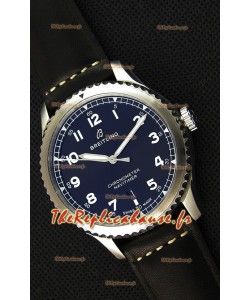 Montre Suisse automatique Breitling Navitimer 8 -41 mm Réplica Repliquée avec cadran noir 