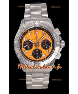 Montre Breitling Super Clone Super Avenger B01 Chronographe Cadran Jaune 