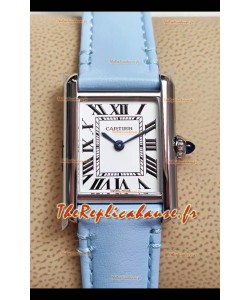 Cartier Tank Solo Montre suisse à quartz avec boîtier en acier inoxydable 