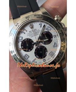 Montre Rolex Cosmograph Daytona 116509 Mouvement Cal.4130 Cadran Blanc - Acier 904L