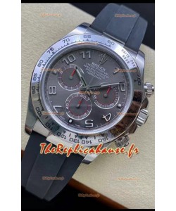 Cosmographe Rolex Daytona 116519 Mouvement Cal.4130 à cadran gris - Montre en acier 904L