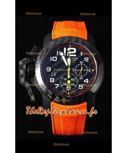 Montre Graham Chronofighter Superlight Carbon Orange 1:1 Réplique Suisse 