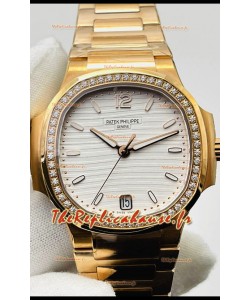 Montre Patek Philippe Nautilus 7118/1200R-001 35MM 1:1 Réplique Suisse Montres cadran blanc 
