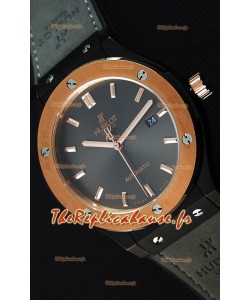 Montre Hublot Classic Fusion Suisse en céramique Cadran gris or optimisé Réplique à l’identique 1:1
