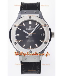 Hublot Super Clone Classic Fusion en titane 38MM Réplique de Montre 1:1 Cadran Gris