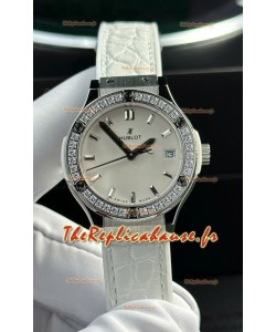 Hublot Super Clone Classic Fusion Titanium 33MM Réplique Montre 1:1 Cadran blanc