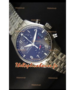 IWC IW387802 Pilot Chronograph 1:1 Mirror Replica with Steel Bracelet