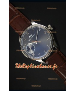Montre Suisse Miroir à Cadran Gris 1:1 IWC Remontage Manuel Portugais Ref# IW5242