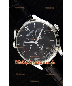 Montre Jaeger LeCoultre Master Geographic Suisse Réplique Boîtier de réserve de batterie en acier 