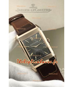 Jaeger-LeCoultre Reverso DuoFace Montre avec boîtier en or rose et mouvement automatique suisse