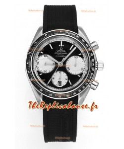 Omega Speedmaster Racing 904L Chronographe en acier 1:1 Miroir Réplique en cadran noir