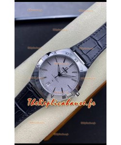 Omega Co-Axial Constellation 41MM 904L Acier Cadran Gris Miroir 1:1 Réplique de Montre
