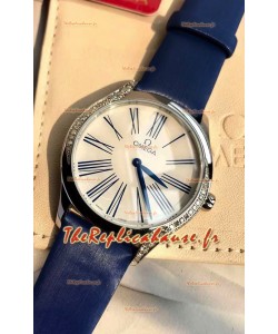 Omega De Ville Tresor Edition Montre Suisse à Quartz 36MM Boîtier Acier Cadran Blanc