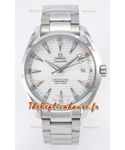 Omega Aqua Terra 150M Cadran Blanc 904L Boîtier Acier Réplique miroir 1:1 41MM 
