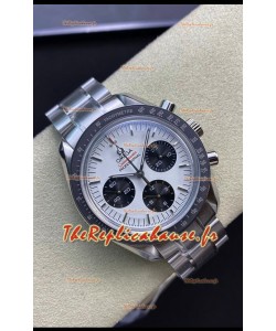 Réplique de montre Omega Speedmaster Co-Axial Chronograph 42MM à cadran blanc 1:1