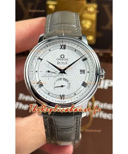Omega De Ville Prestige Super Clone Power Reserve 904L Acier réplique de montre
