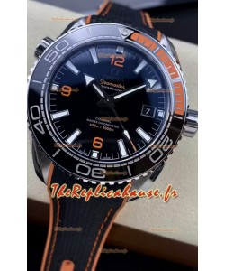 Omega Seamaster Planet Ocean 904L Montre en acier à cadran noir 43.5MM 1:1 Ultimate Edition